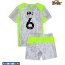 Manchester City Nathan Ake #6 3rd trikot Kinder 2025-26 Kurzarm (+ Kurze Hosen)